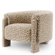 Beige Leopard Accent Chair Hazelwood | Eichholtz Miami
