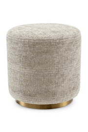 Beige Cylindrical Dining Stool Greer | Eichholtz Miami
