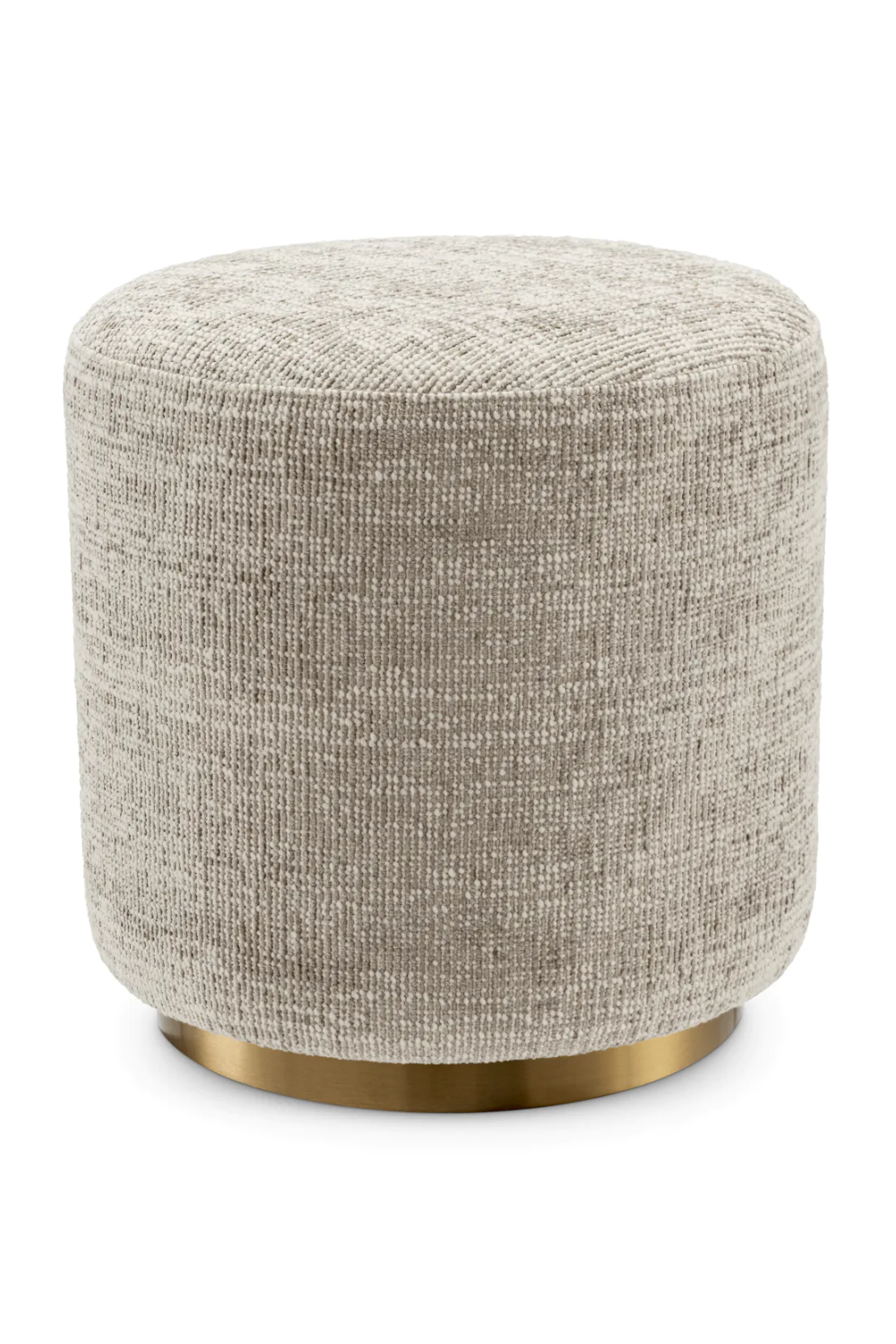 Beige Cylindrical Dining Stool Greer | Eichholtz Miami