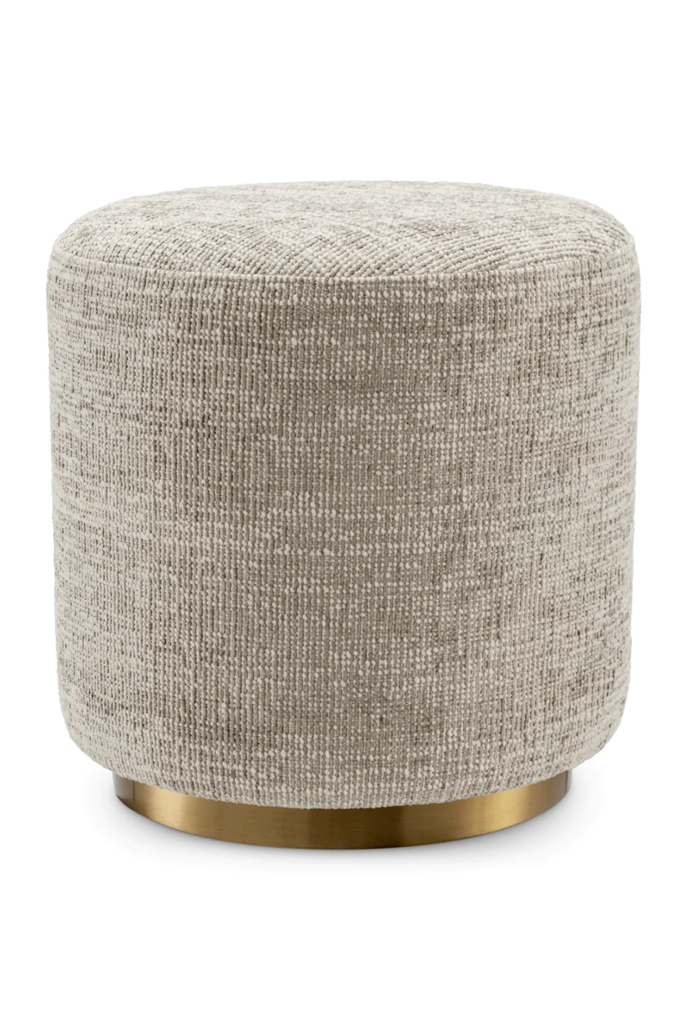 Beige Cylindrical Dining Stool Greer | Eichholtz Miami