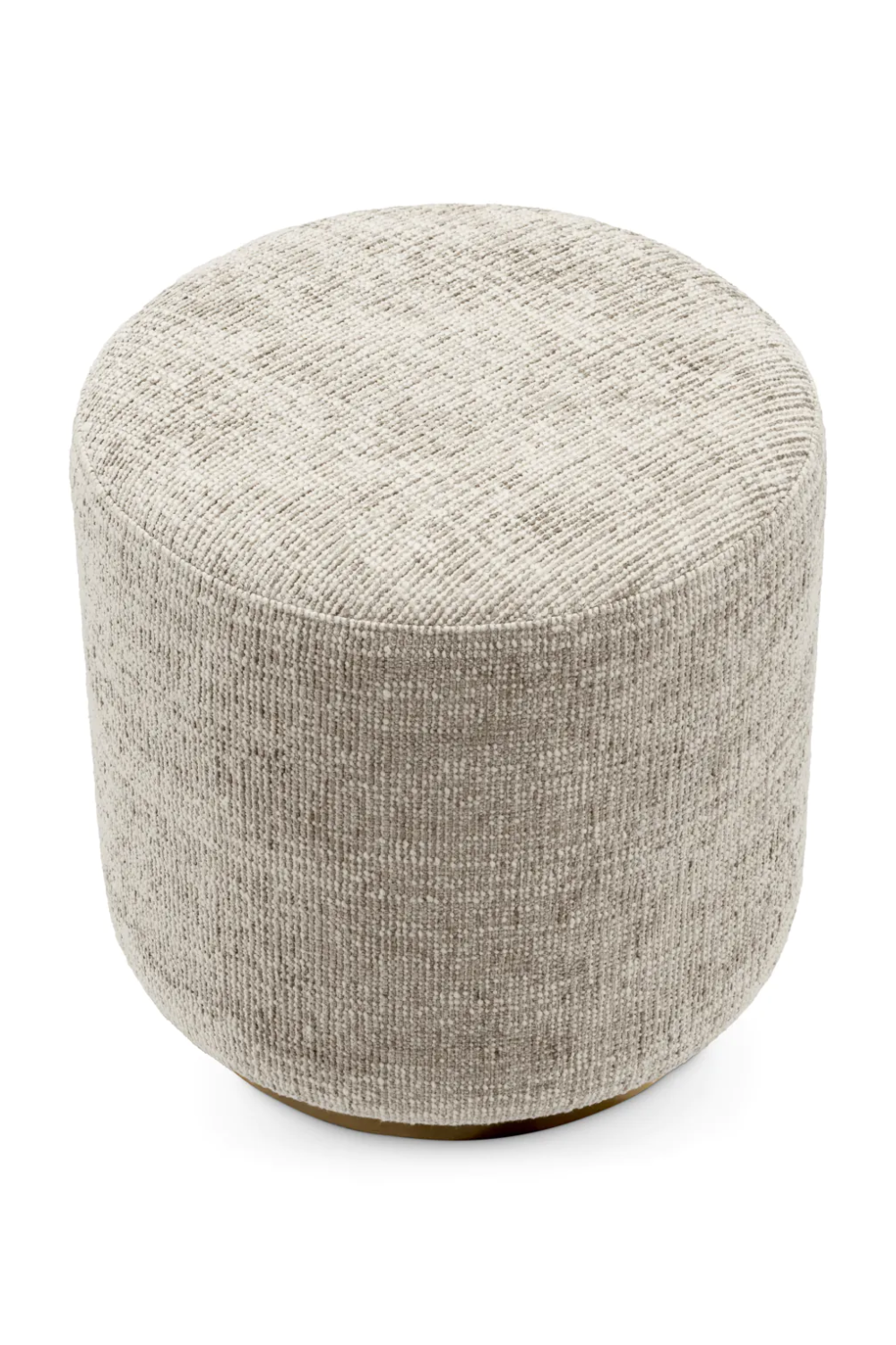 Beige Cylindrical Dining Stool Greer | Eichholtz Miami