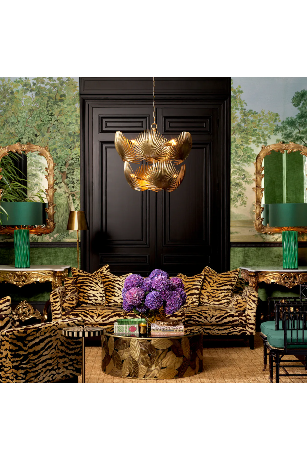 Upholstered Animal Print Sofa Flux | Eichholtz Miami
