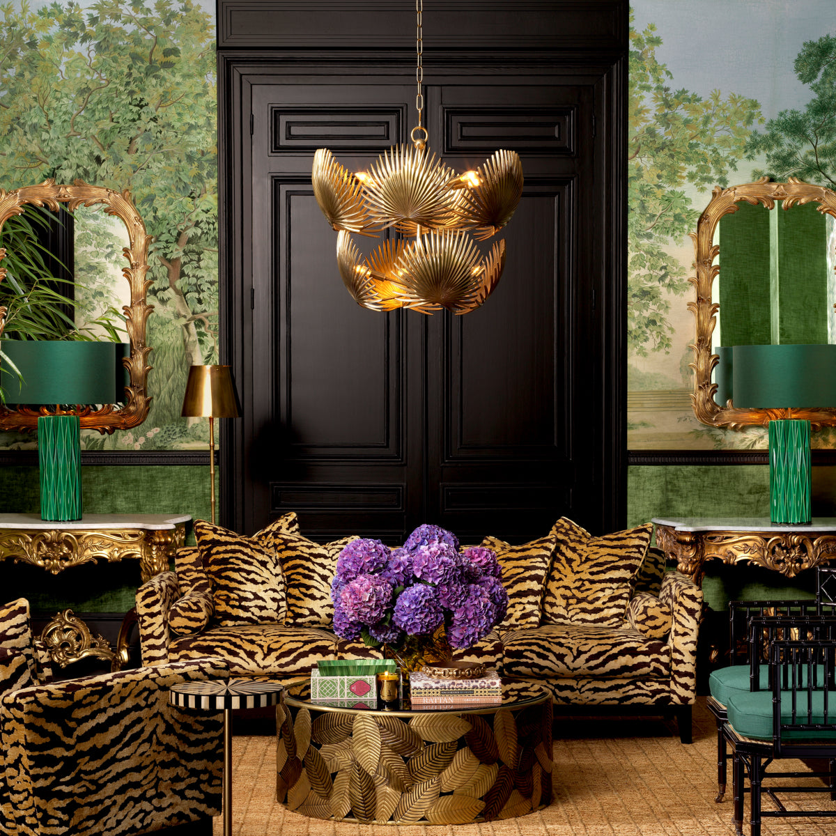 Upholstered Animal Print Sofa Flux | Eichholtz Miami