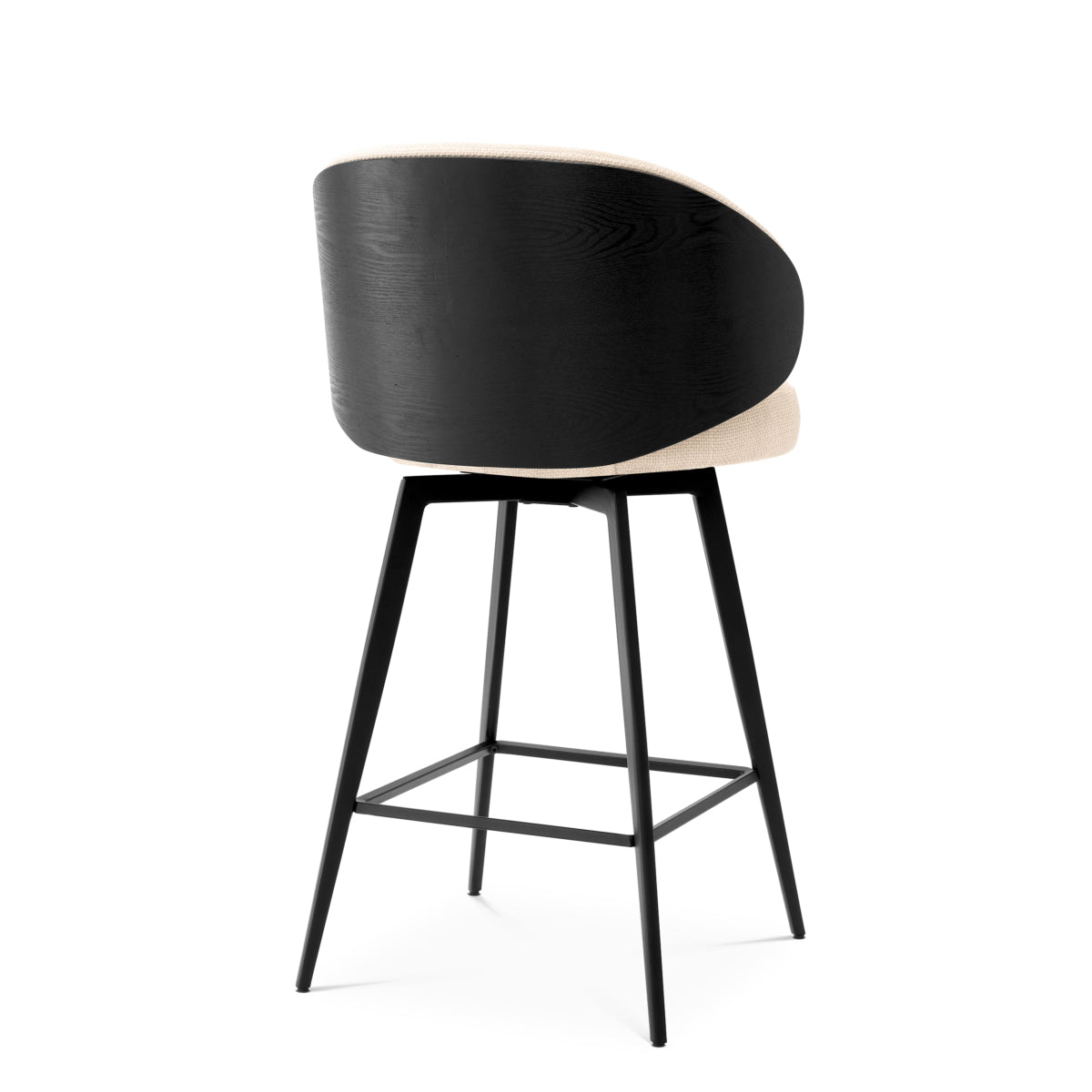 Upholstered Counter Stool Camerota | Eichholtz Miami