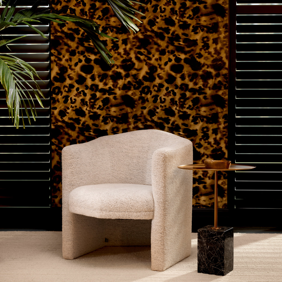 Off-White Modern Accent Chair Watertown | Eichholtz Miami