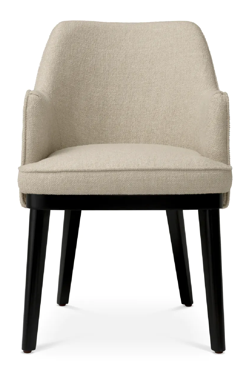 Ecru Fabric Dining Chair Lavinia | Eichholtz Miami