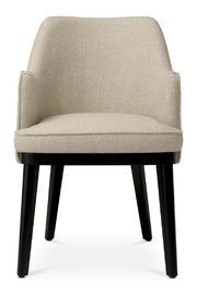 Ecru Fabric Dining Chair Lavinia | Eichholtz Miami