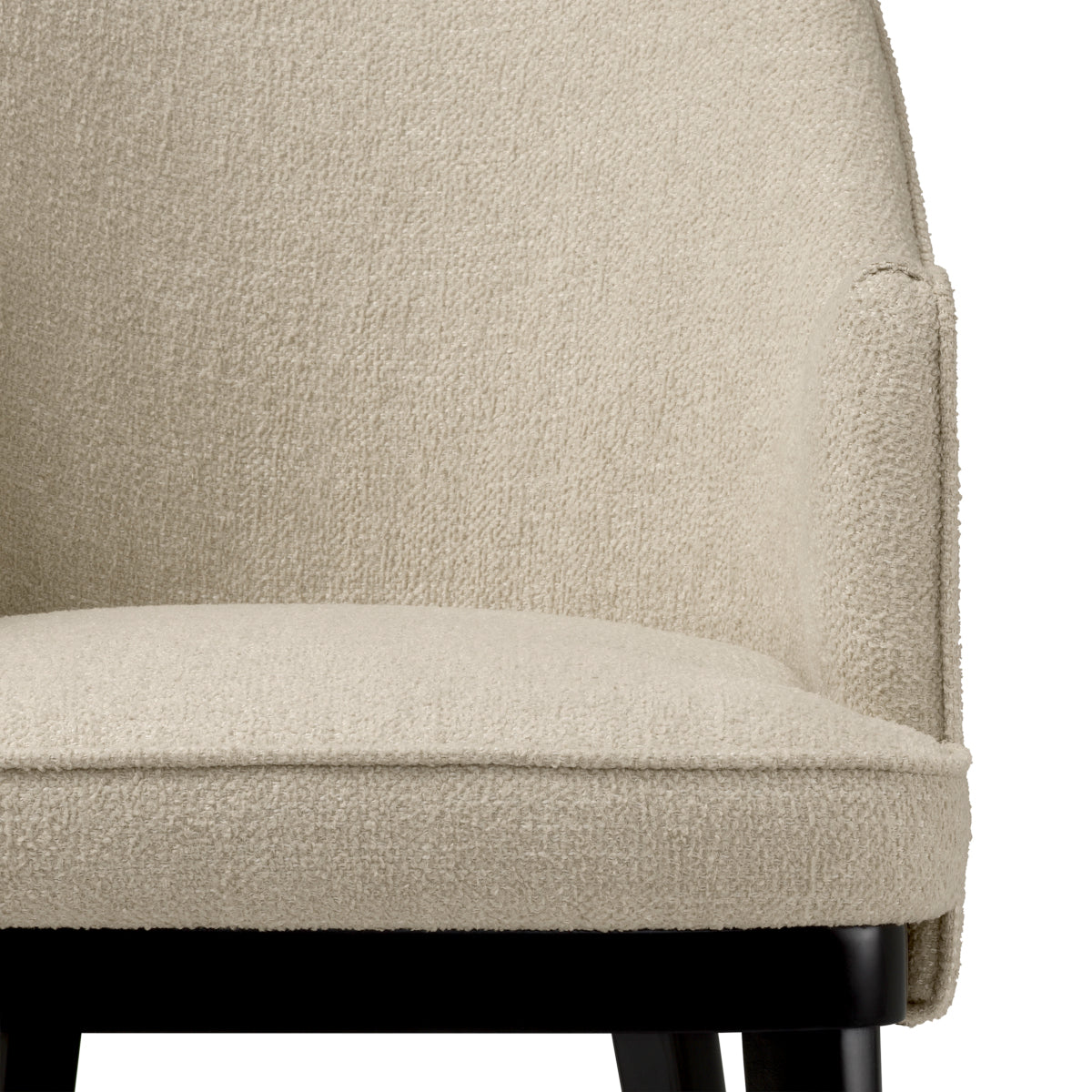Ecru Fabric Dining Chair Lavinia | Eichholtz Miami