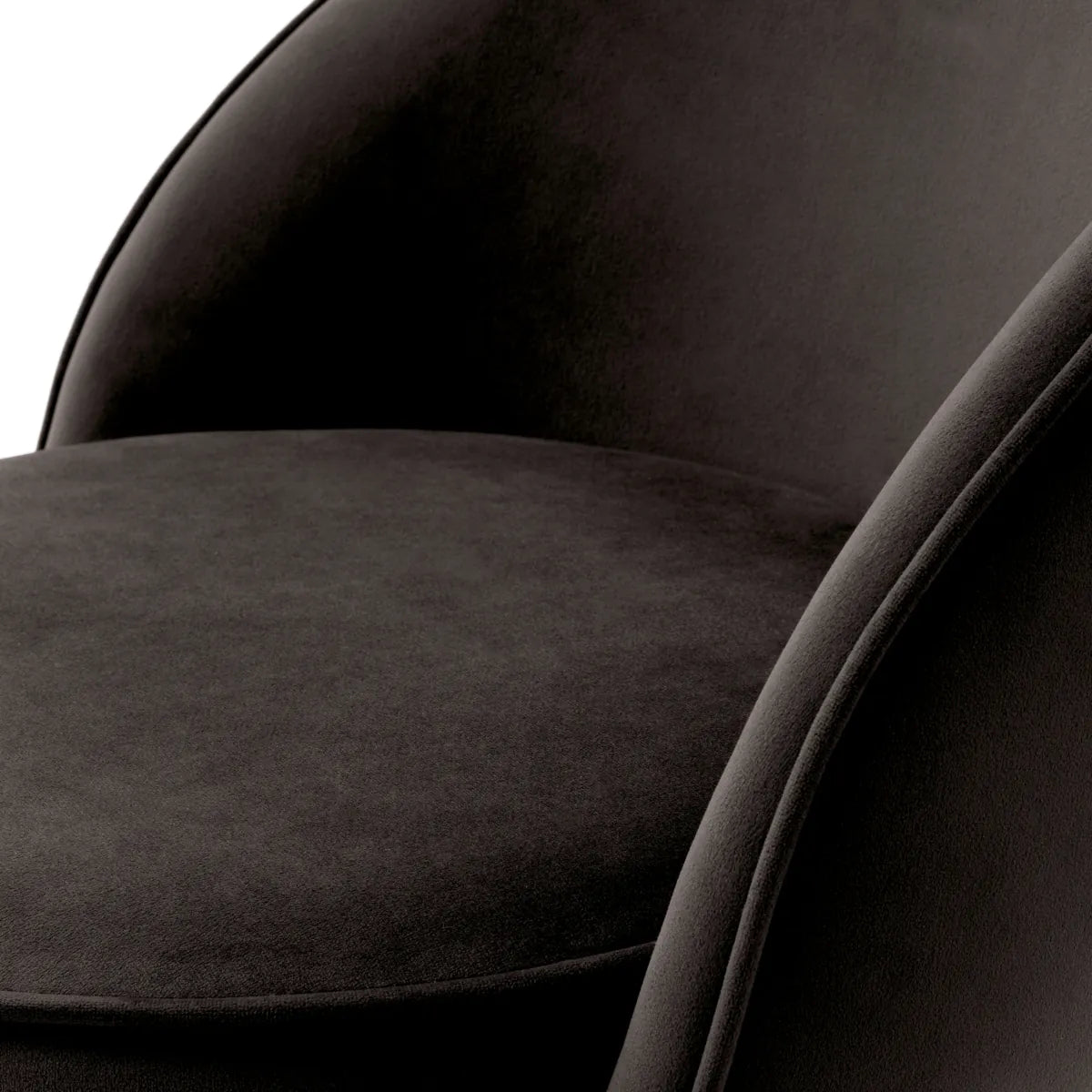 Gray Velvet Bar Stool Dorland | Eichholtz Miami