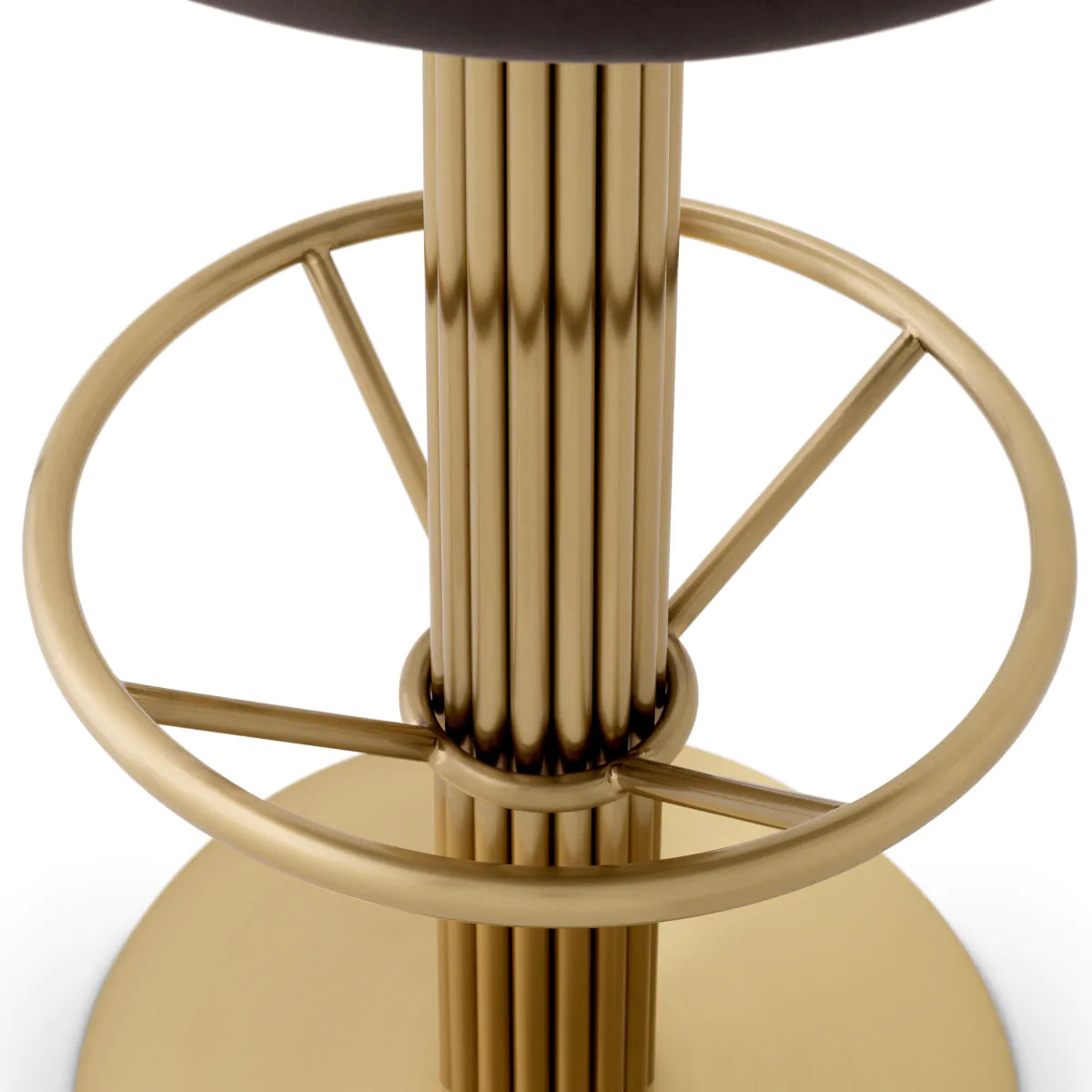 Gray Velvet Bar Stool Dorland | Eichholtz Miami