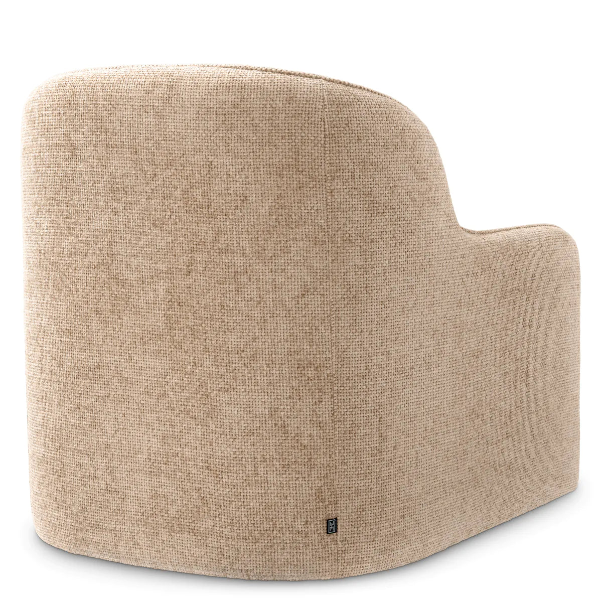 Lyssa Sand Upholstered Armchair Barrier | Eichholtz Miami