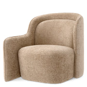 Lyssa Sand Upholstered Armchair Barrier | Eichholtz Miami