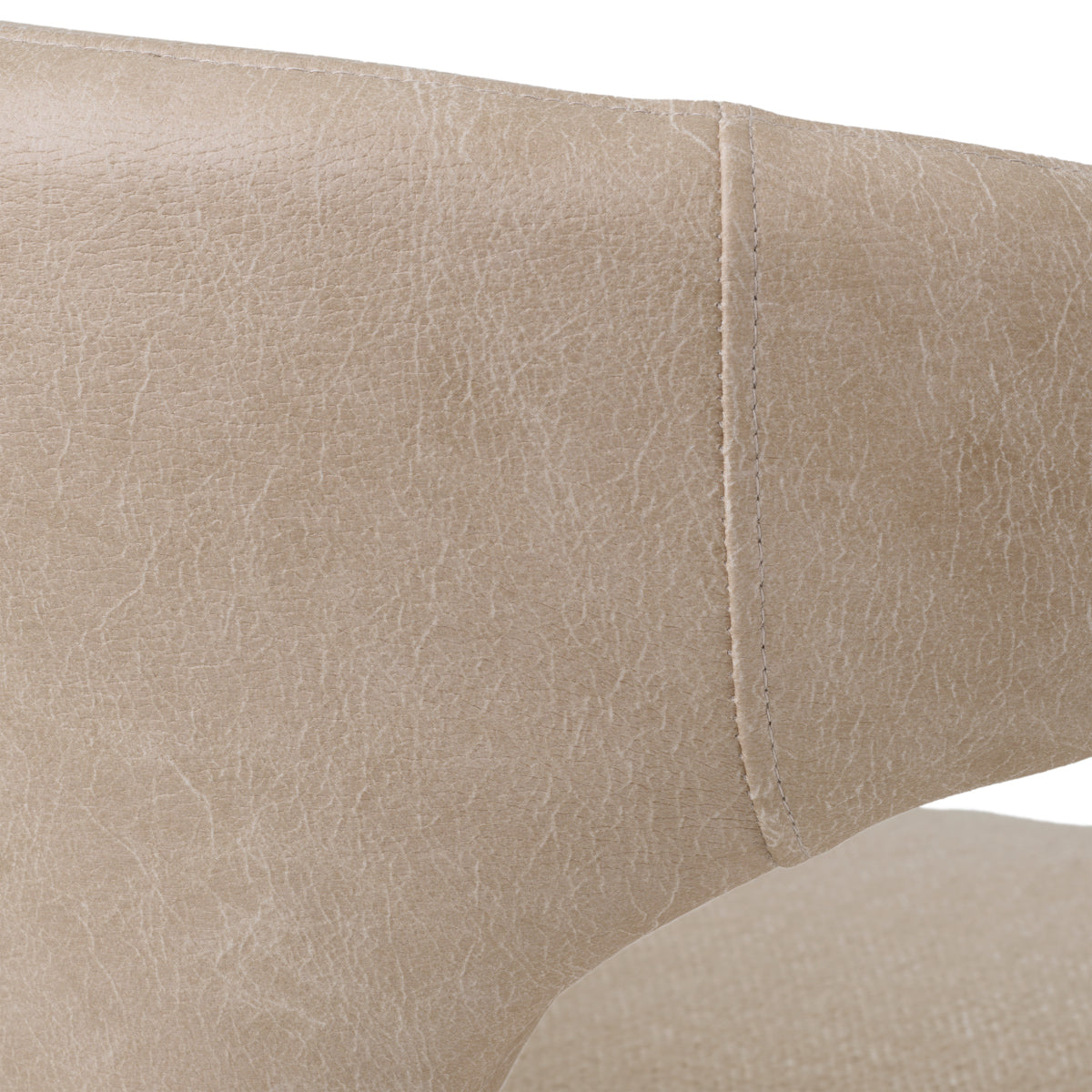 Beige Leather-Look Chair Voletta | Eichholtz Miami