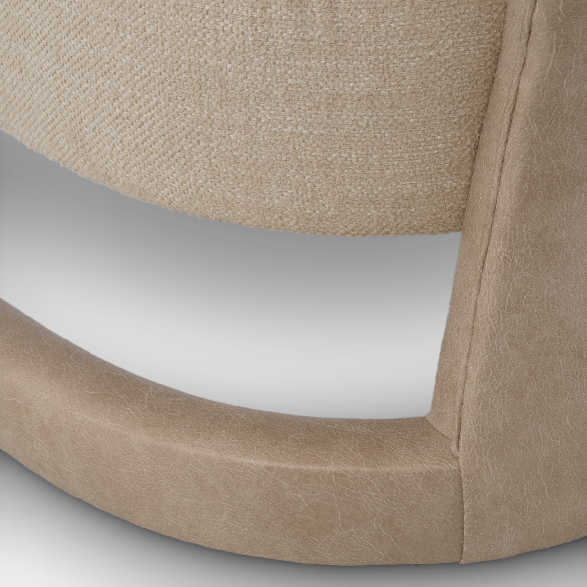 Beige Leather-Look Chair Voletta | Eichholtz Miami
