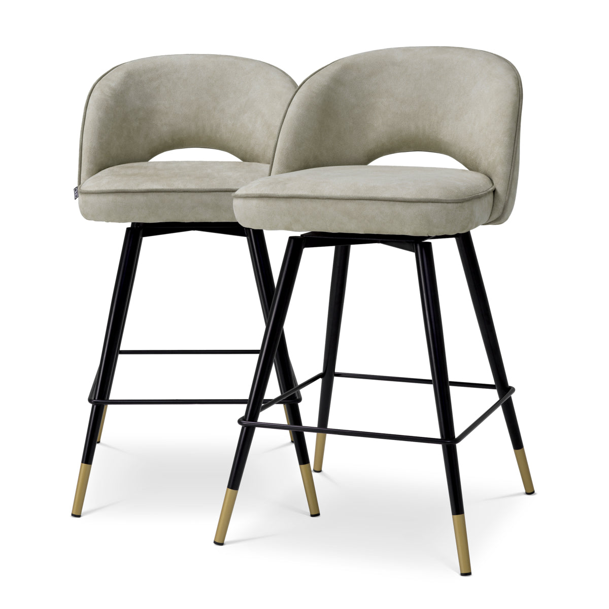 Eichholtz Miami Cliff Swivel Counter Stool - Thumbnail 5