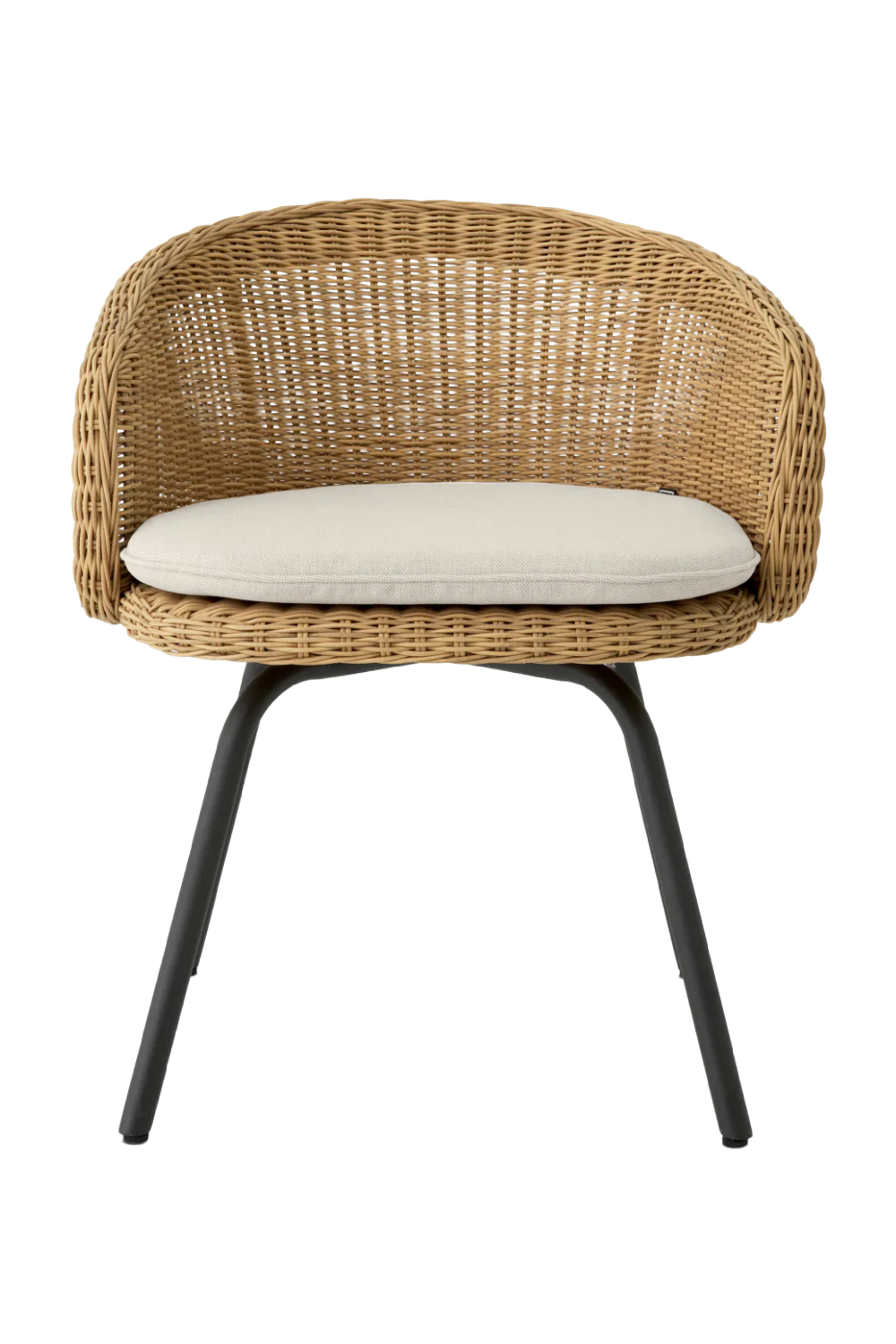 Rattan Look Outdoor Dining Chair Nolan | Eichholtz Miami