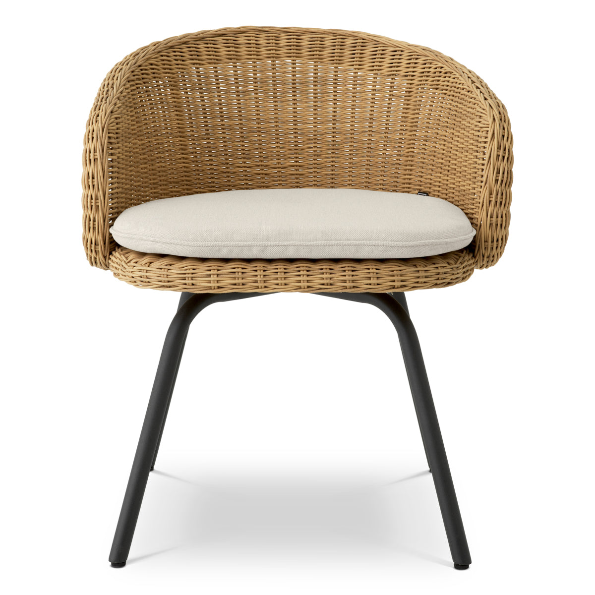 Rattan Look Outdoor Dining Chair Nolan | Eichholtz Miami