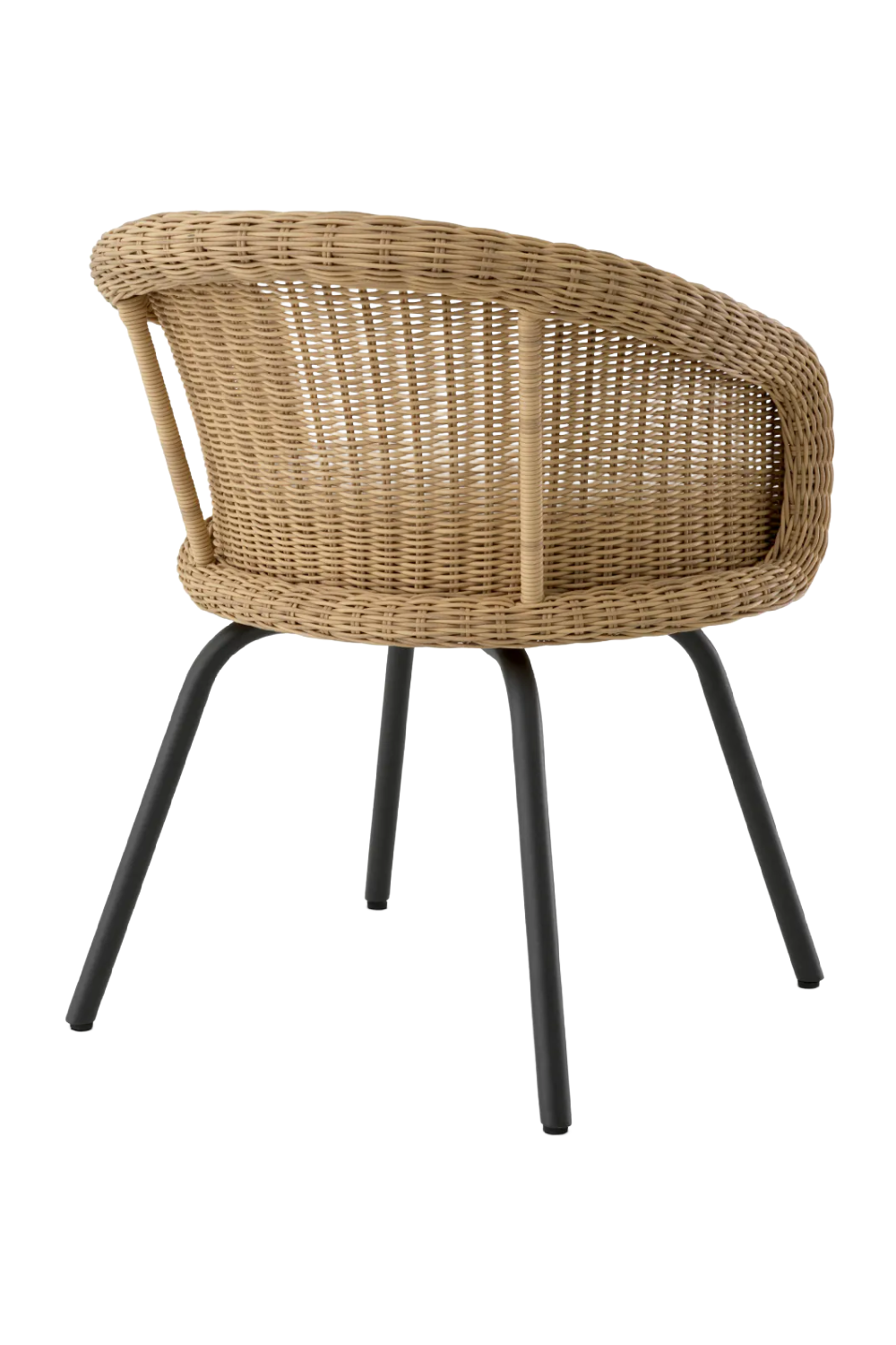 Rattan Look Outdoor Dining Chair Nolan | Eichholtz Miami