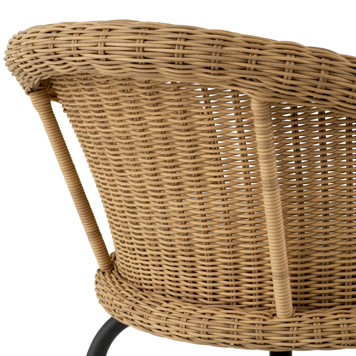 Rattan Look Outdoor Dining Chair Nolan | Eichholtz Miami
