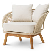 Teak Outdoor Lounge Chair Trinity | Eichholtz Miami