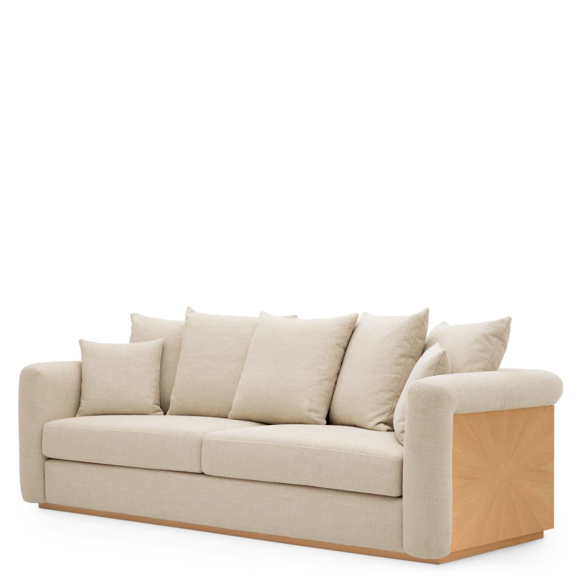 Natural Upholstered Sofa Amadeo | Eichholtz Miami