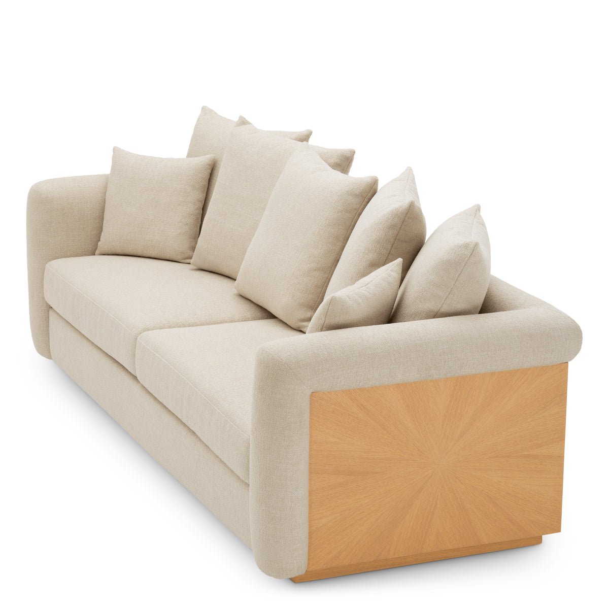 Natural Upholstered Sofa Amadeo | Eichholtz Miami