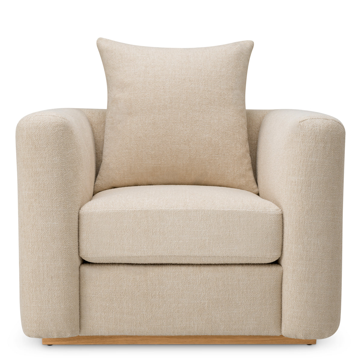 Natural Oak Veneer Chair Amadeo | Eichholtz Miami