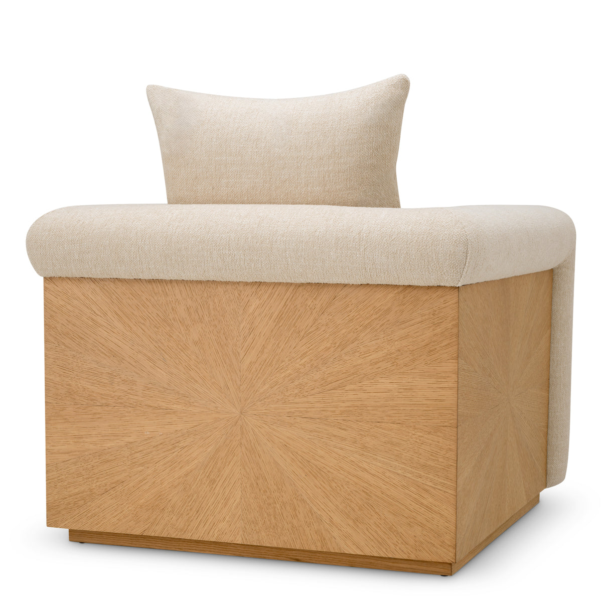 Natural Oak Veneer Chair Amadeo | Eichholtz Miami