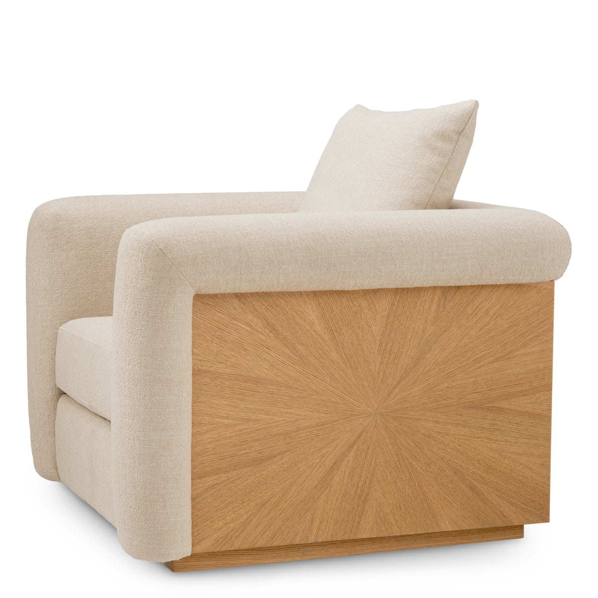 Natural Oak Veneer Chair Amadeo | Eichholtz Miami