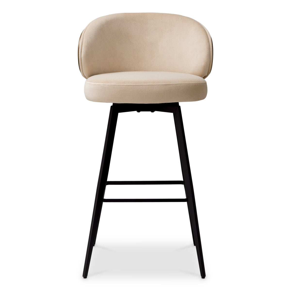 Fabric Swivel Bar Stool Camerota | Eichholtz Miami