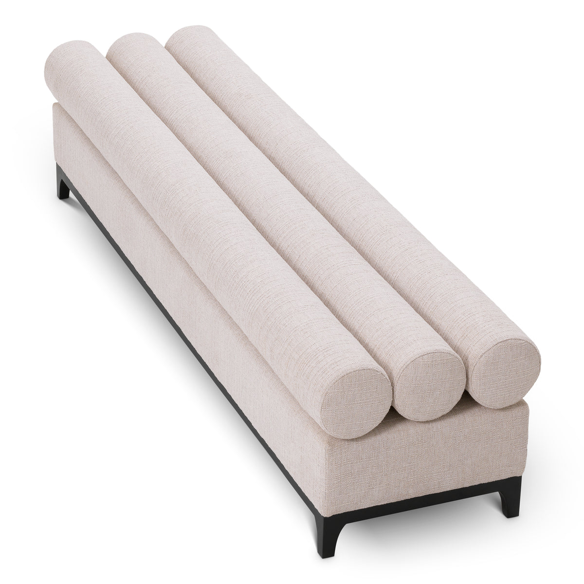 Beige Bolster Bench Halbury | Eichholtz Miami