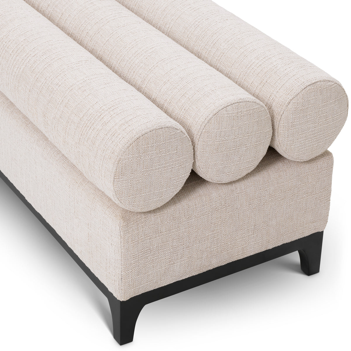 Beige Bolster Bench Halbury | Eichholtz Miami