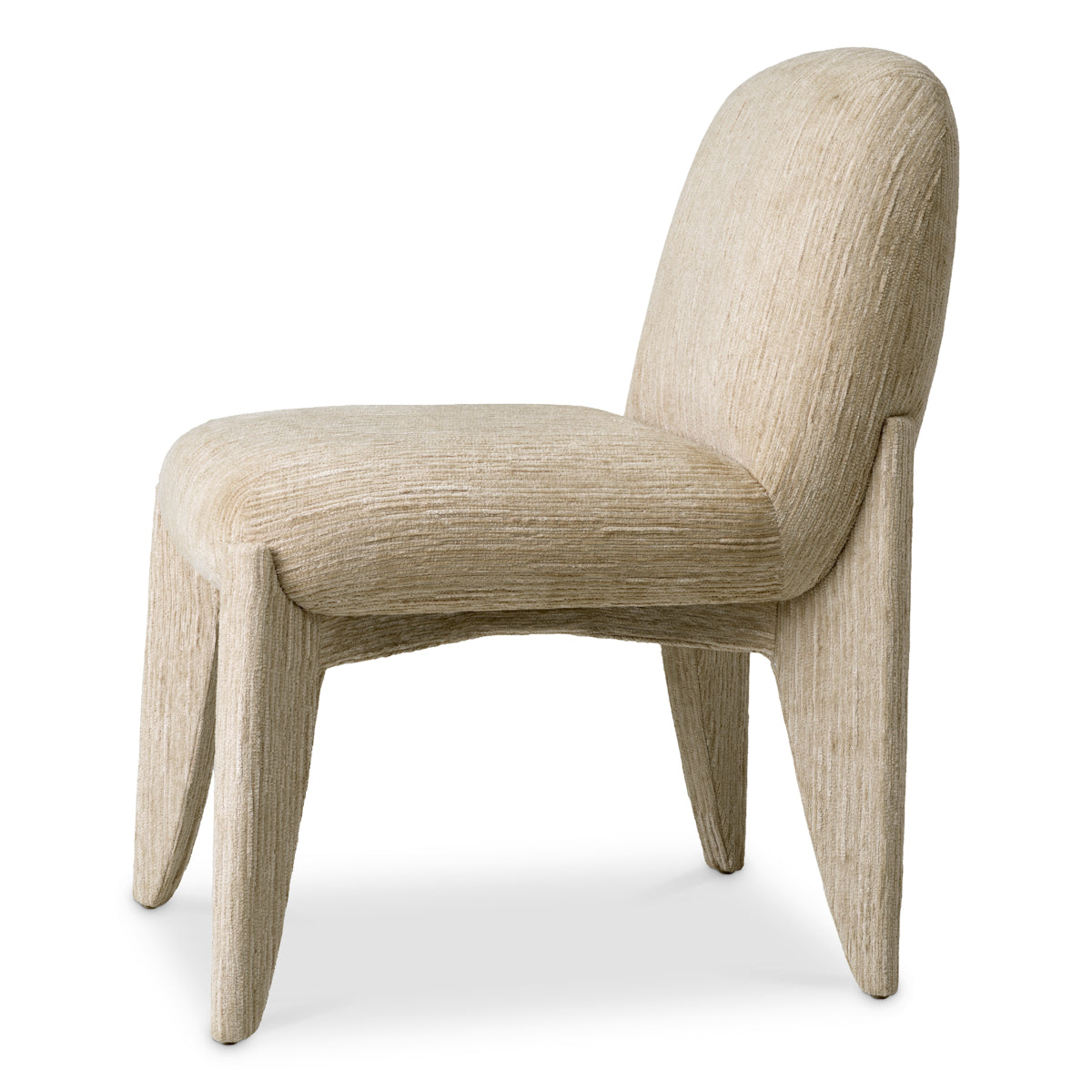 Natural Upholstered Dining Chair Marius | Eichholtz Miami