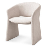 Beige Barrel-Back Dining Chair Cedric | Eichholtz Miami