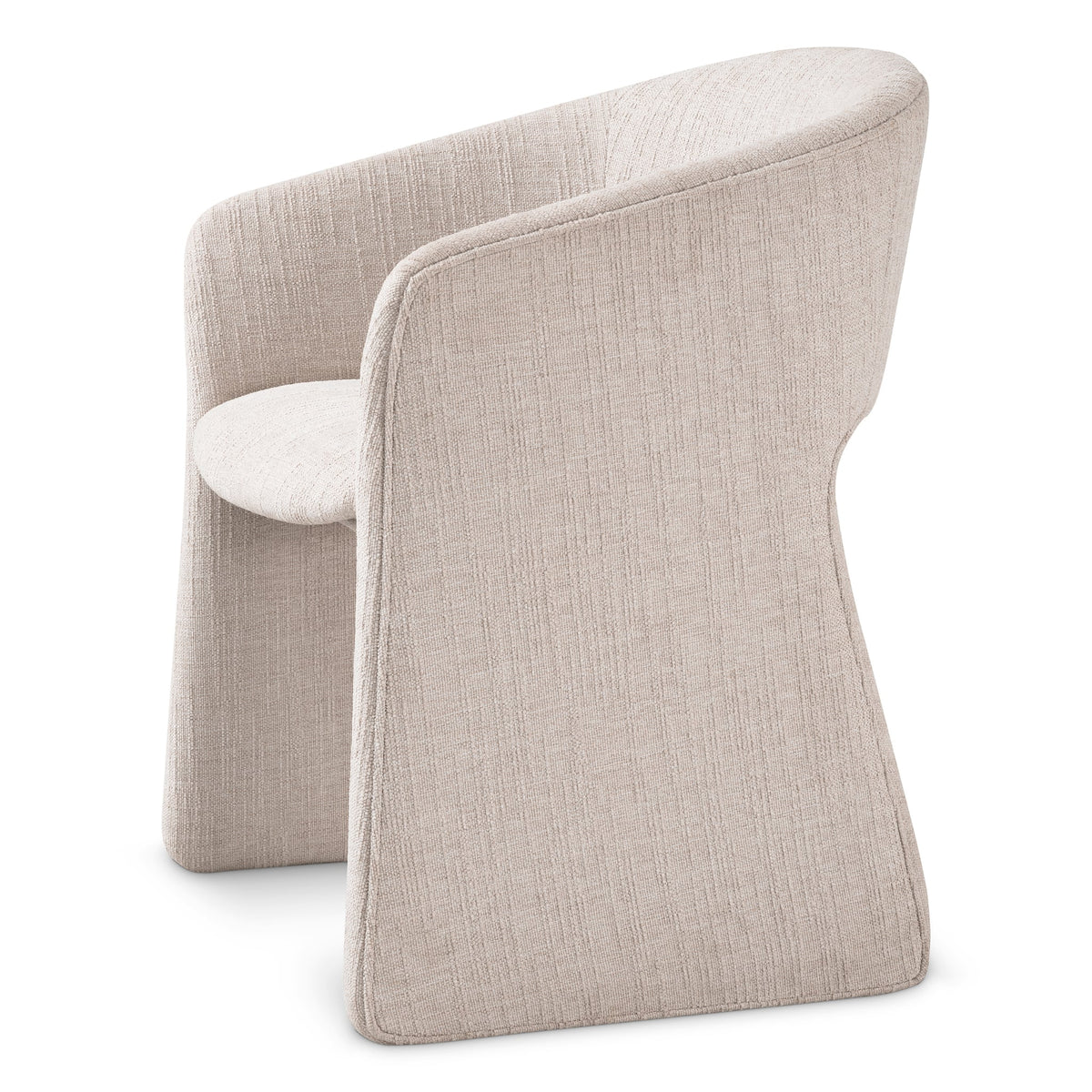 Beige Barrel-Back Dining Chair Cedric | Eichholtz Miami