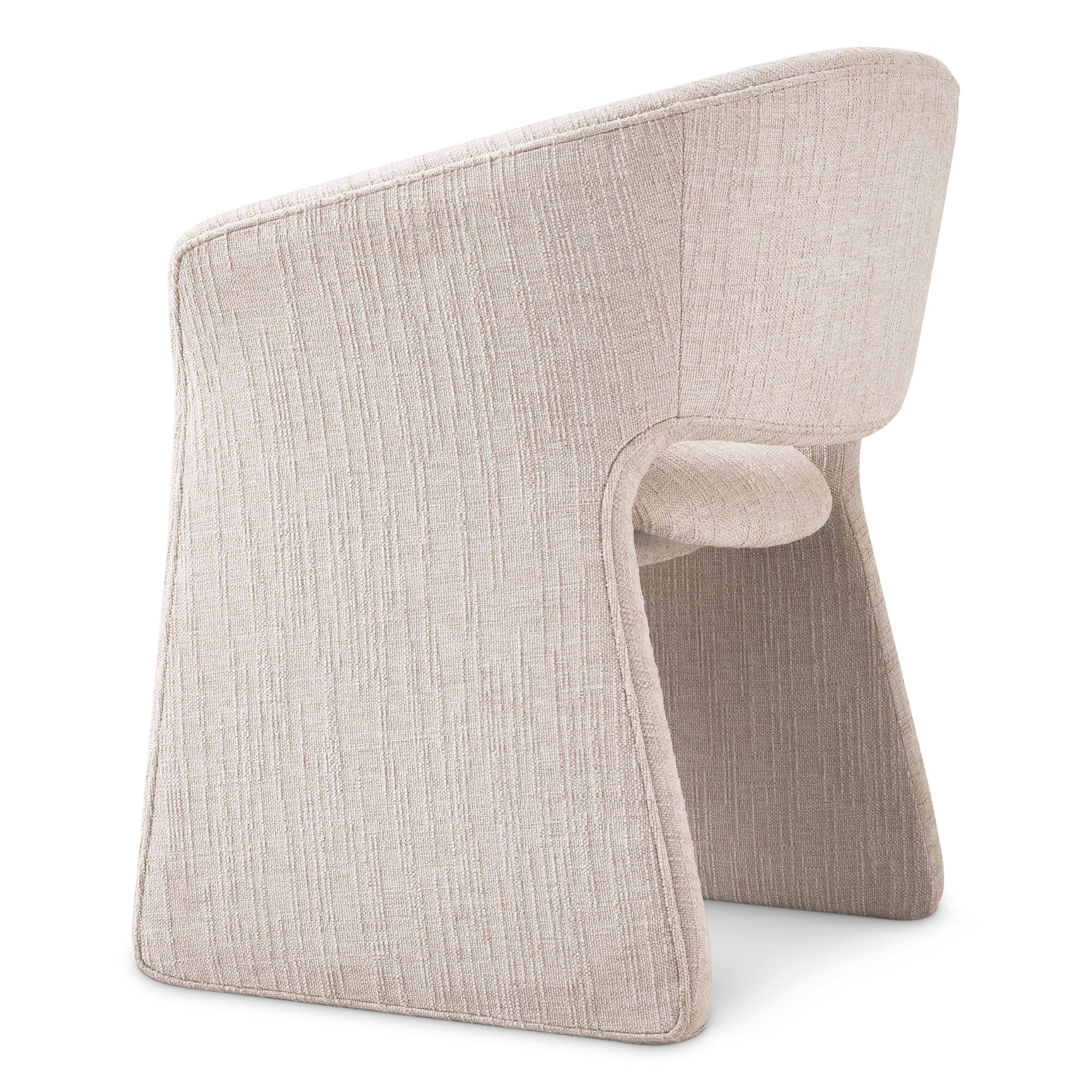 Beige Barrel-Back Dining Chair Cedric | Eichholtz Miami