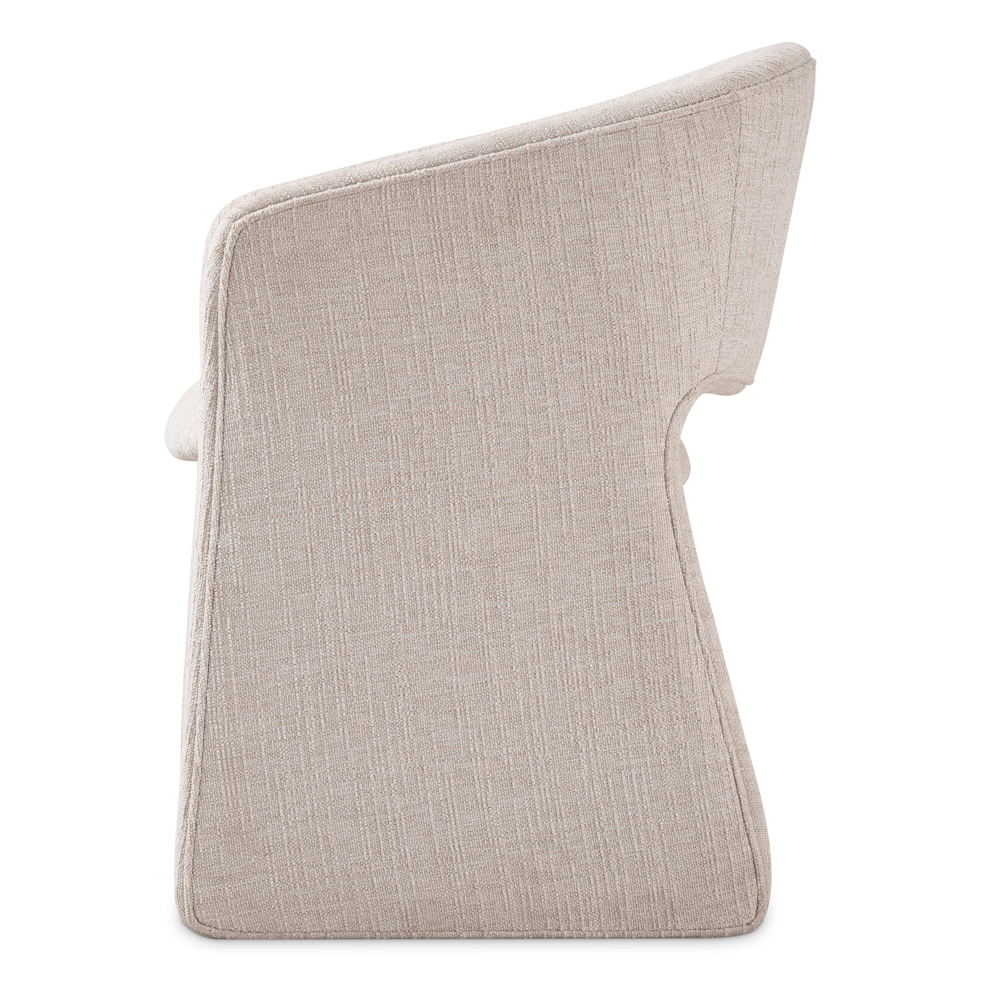 Beige Barrel-Back Dining Chair Cedric | Eichholtz Miami