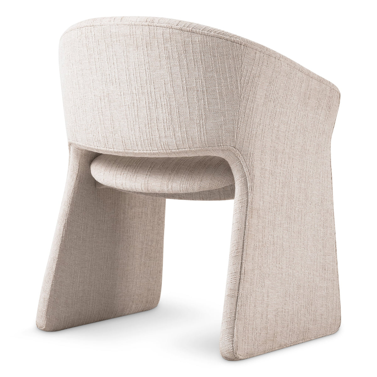 Beige Barrel-Back Dining Chair Cedric | Eichholtz Miami