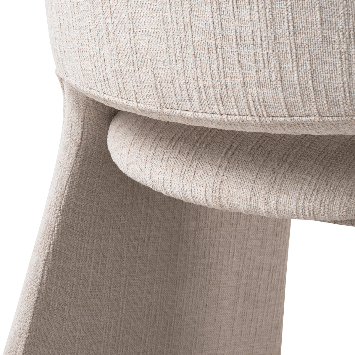 Beige Barrel-Back Dining Chair Cedric | Eichholtz Miami