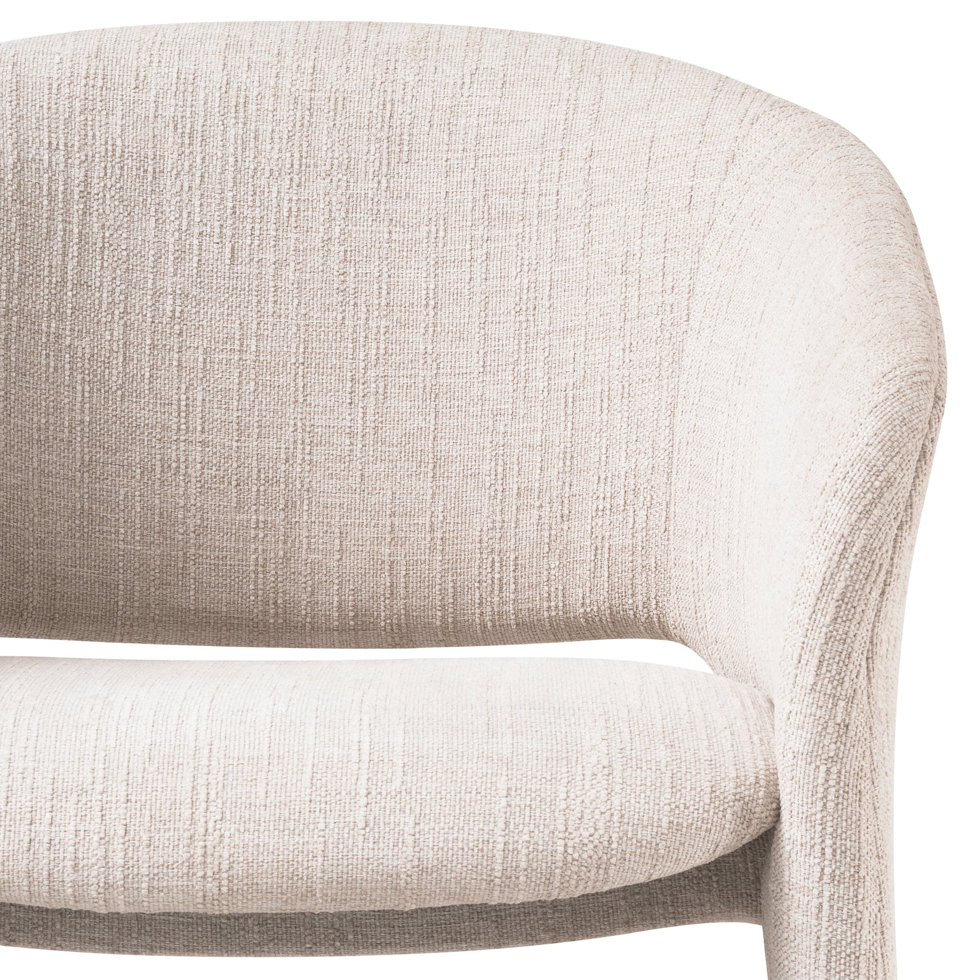Beige Barrel-Back Dining Chair Cedric | Eichholtz Miami