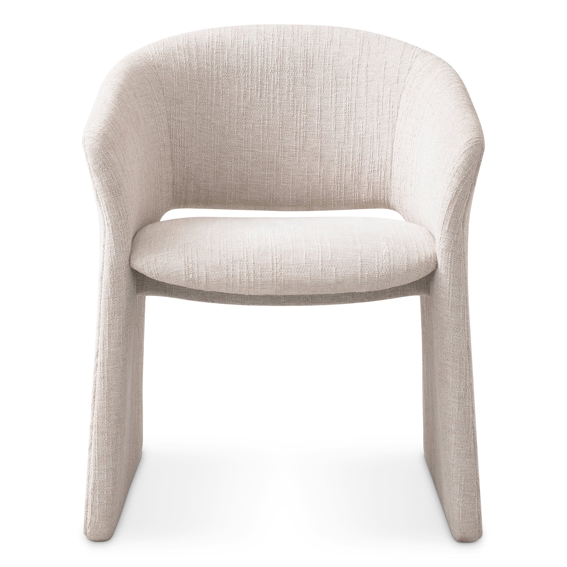 Beige Barrel-Back Dining Chair Cedric | Eichholtz Miami