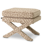 Upholstered Printed Stool Cordoba