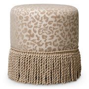 Beige Tasseled Swivel Dining Stool Greer | Eichholtz Miami