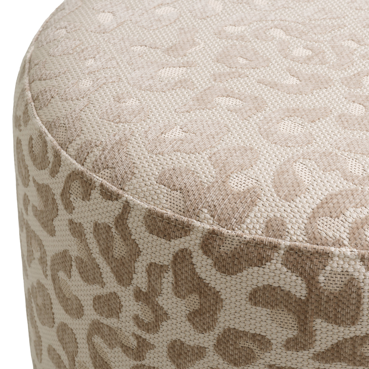 Beige Tasseled Swivel Dining Stool Greer | Eichholtz Miami
