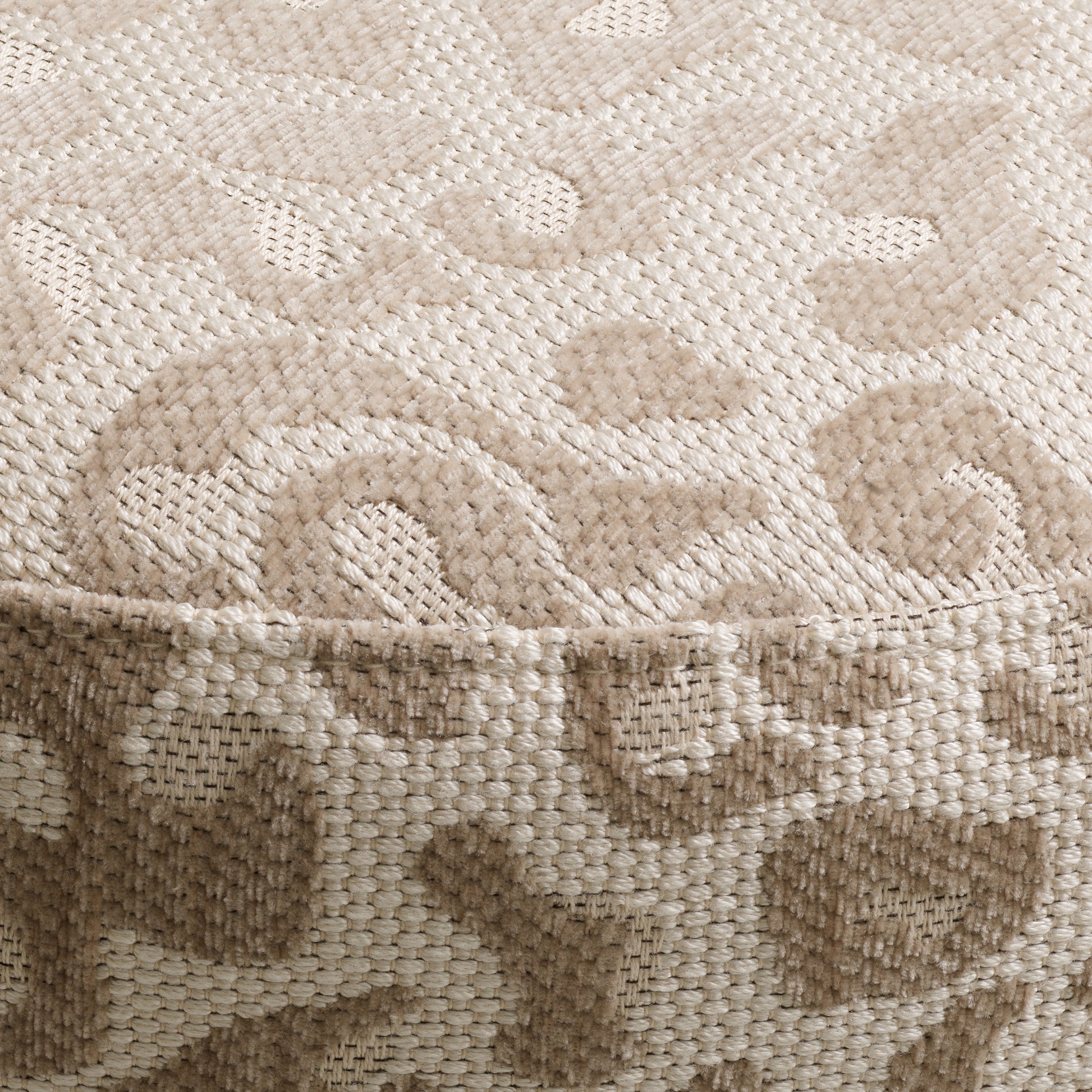 Beige Tasseled Swivel Dining Stool Greer | Eichholtz Miami