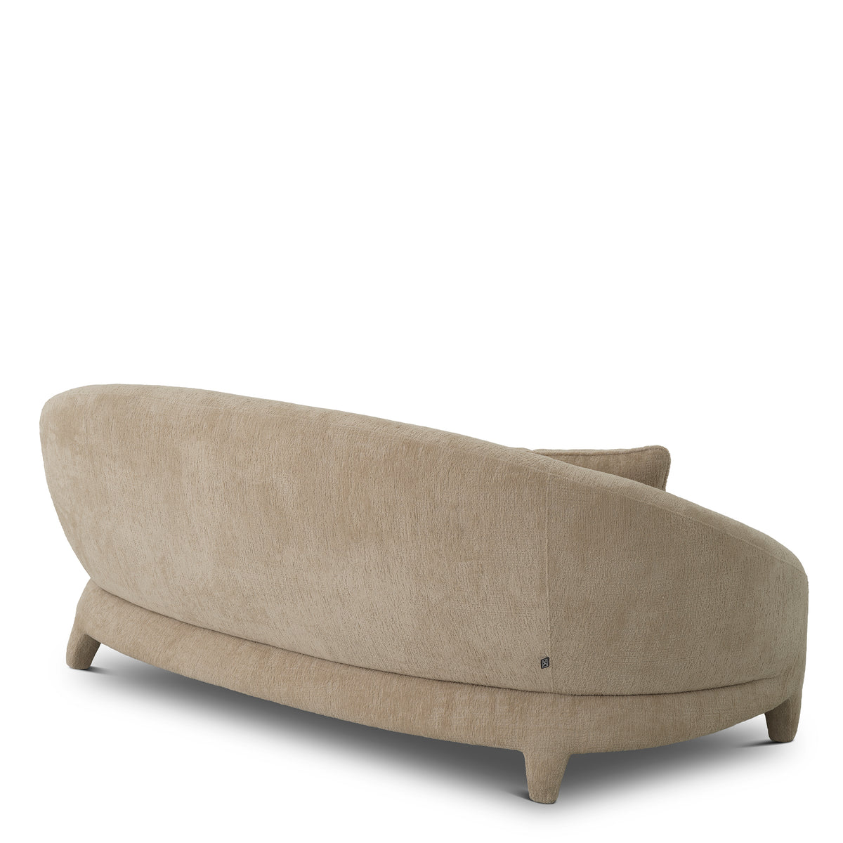 Beige Curved Sofa Avenley | Eichholtz Miami