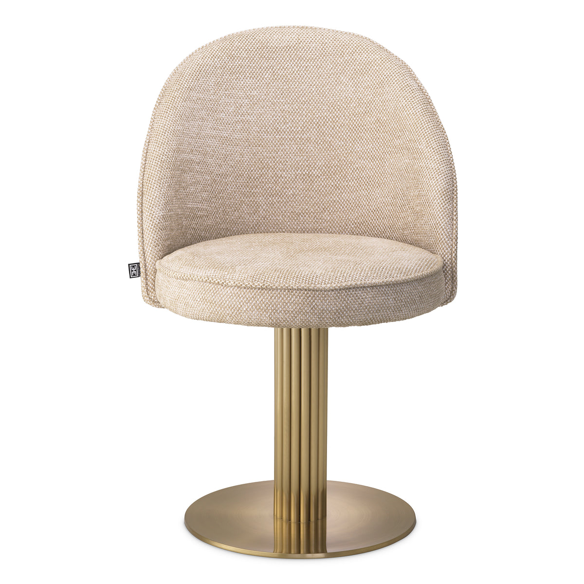 Beige Swivel Dining Chair Dorland | Eichholtz Miami