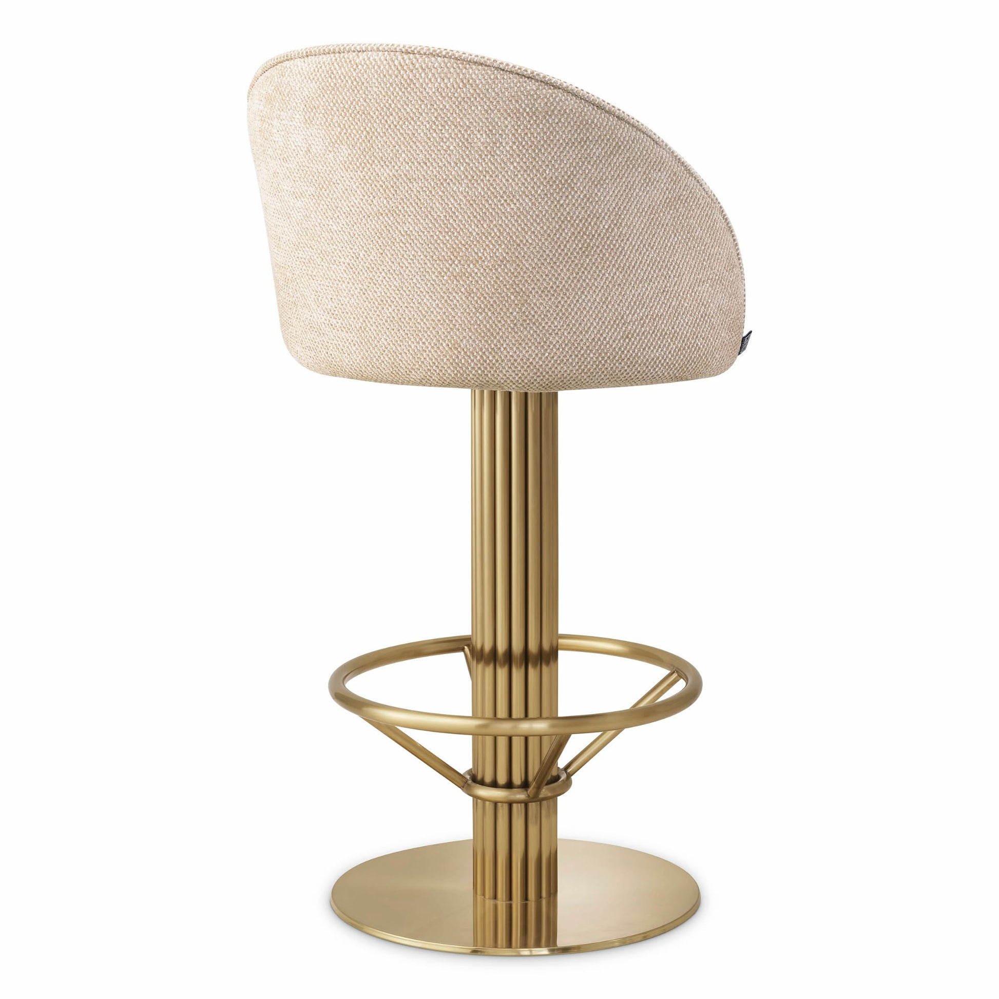 Beige Swivel Counter Stool Dorland | Eichholtz Miami