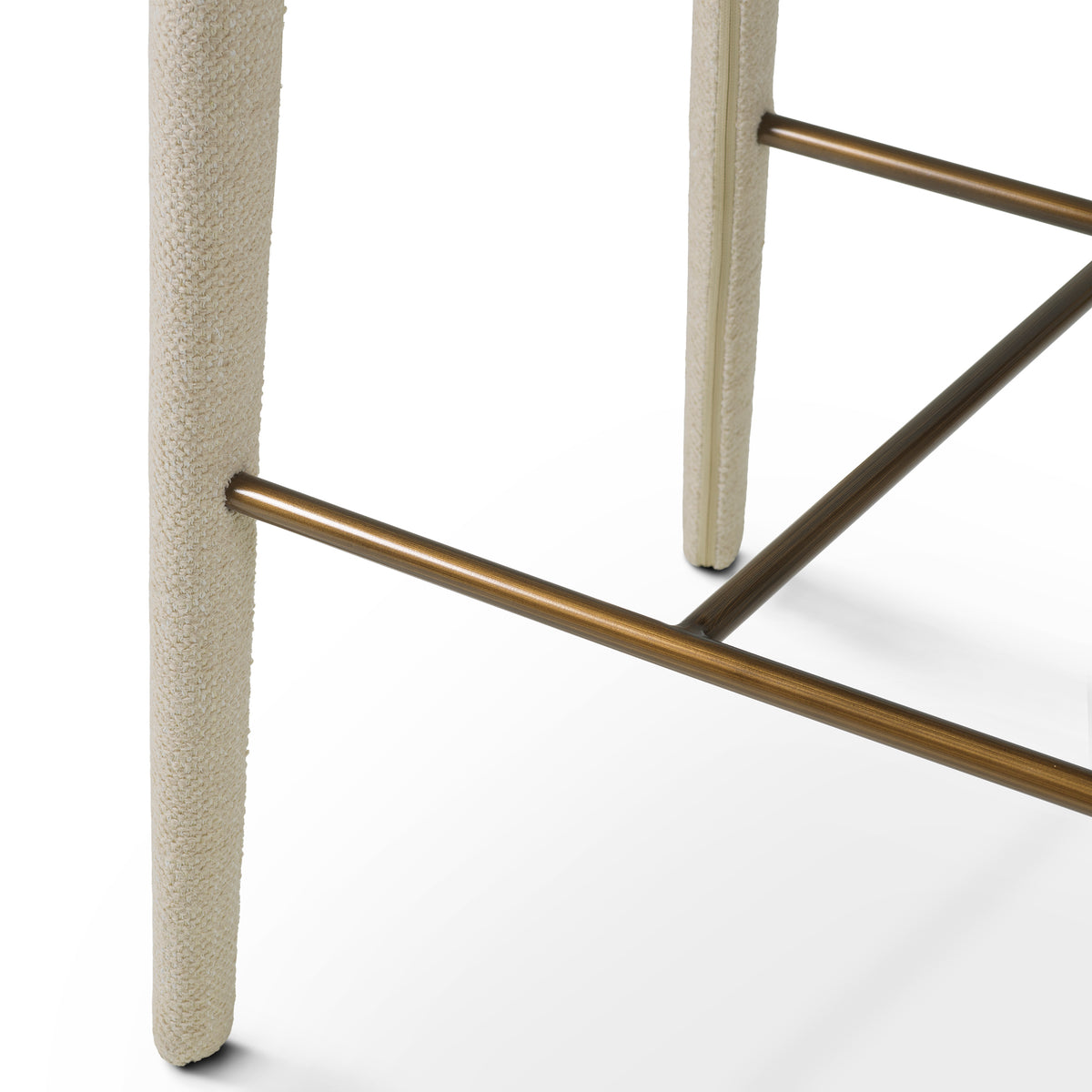 Curved-Back Upholstered Bar Stool Josephine | Eichholtz Miami