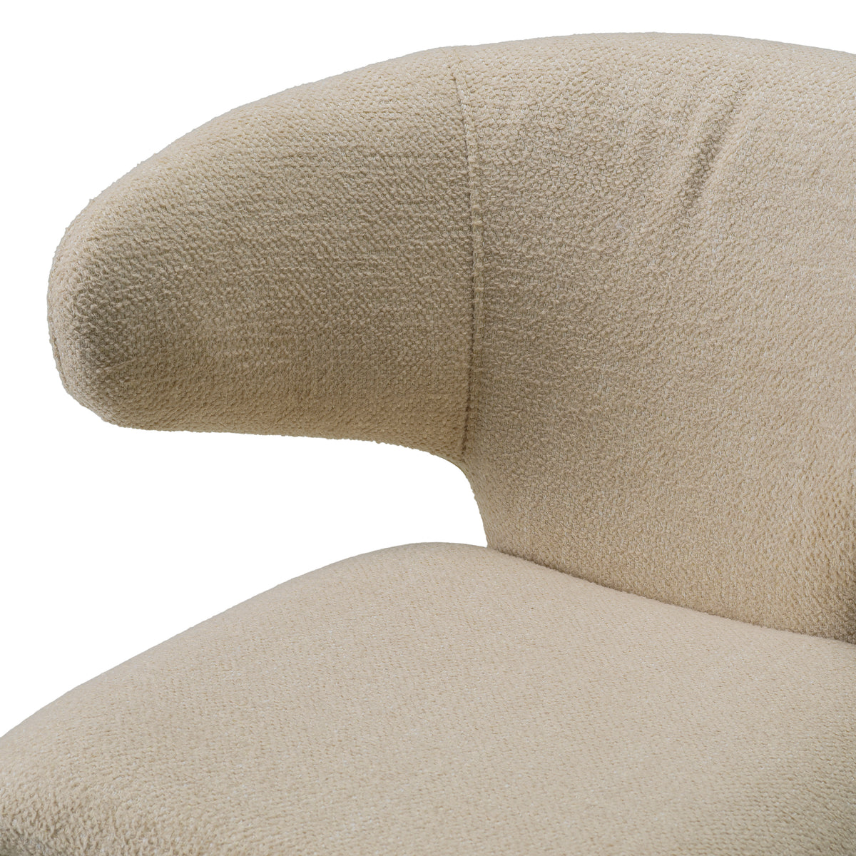 Curved-Back Upholstered Counter Stool Josephine | Eichholtz Miami